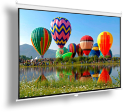 4000 ANSI Lumen screen with hot air balloons